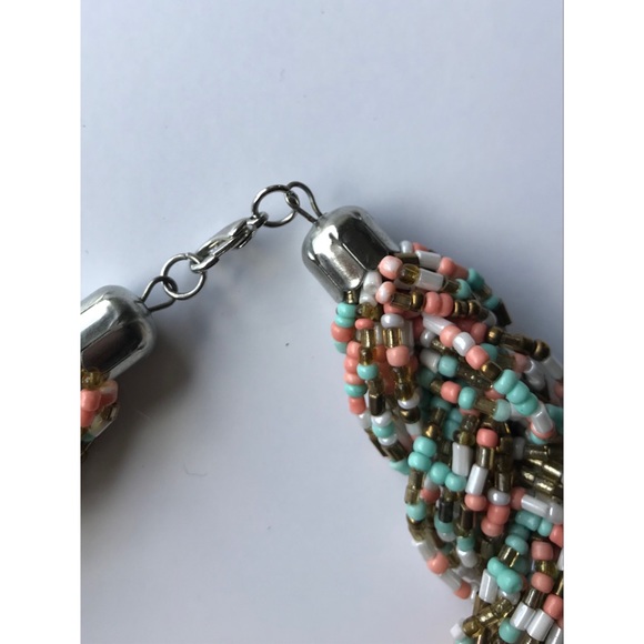 Braided Bead Women’s Multicolored 26 in Rope Necklace - Picture 6 of 7